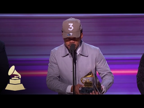 Chance The Rapper Wins Best Rap Album | Acceptance Speech | 59th GRAMMYs